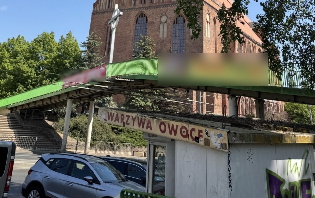 Kładka nad ul. Wyszyńskiego, fot. Słuchacz, pan Filip 03.06.2026