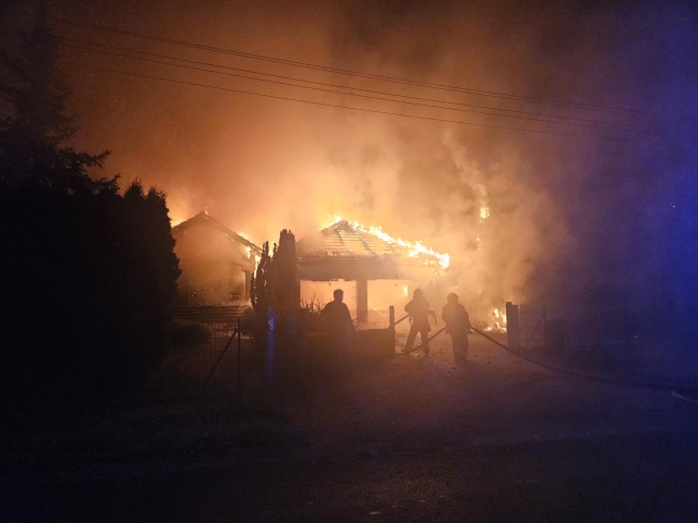 Pożar w Zieleniewie, fot. Sławomir Orlik, PR Szczecin 09.07.2026