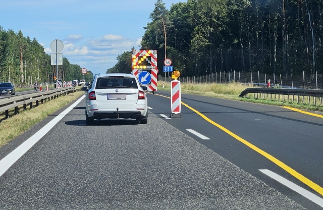 Utrudnienia na S10, fot. Sławomir Orlik, PR Szczecin 22.07.2026