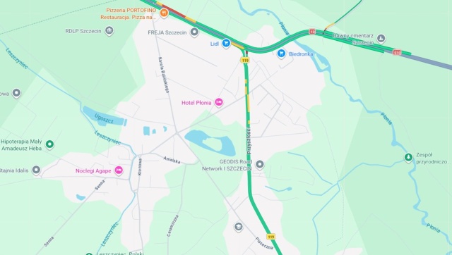 Szczecin Płonia, źródło: google.com 12.08.2026