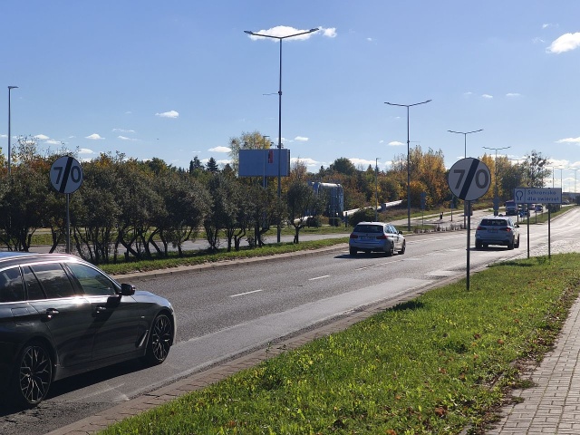 Znak kasujący ograniczenie predkości na Południowej - fot.Słuchacz 27.10.2026