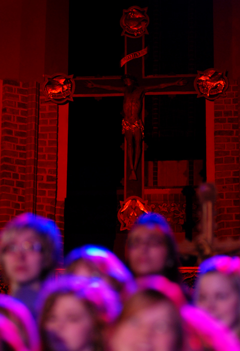 Warsztaty Gospel w Szczecinie - fot. Lukasz Szelemej [PRS] 10.JPG [16.11.2008] Wychwalali Pana gorącym śpiewem gospel