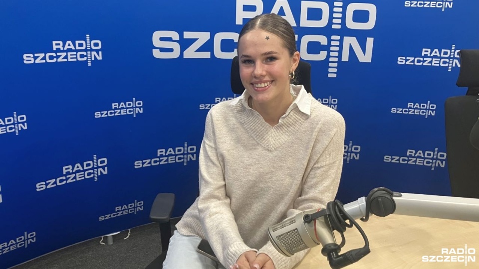 Stypendystka Fundacji Dzieło Nowego Tysiąclecia Magdalena Wierzbicka. Fot. Piotr Kołodziejski [Radio Szczecin]