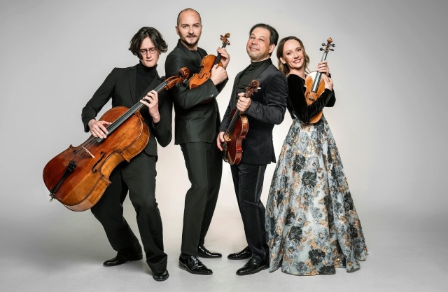 Szymanowski Quartet. Fot. Materiały prasowe zespołu. Źródło: https://www.facebook.com/photo/?fbid=1442782847395056&set=pb.100049900639562.-2207520000&locale=pl_PL Karol Szymanowski Quartet z premierowym programem w Filharmonii [POSŁUCHAJ, ZDJĘCIA]