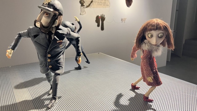 "Opowieści z magicznego ogrodu" Davida Súkupa, Leona Vidmara. Fot. Małgorzata Frymus "Animateria" w Galerii Zona Akademii Sztuki