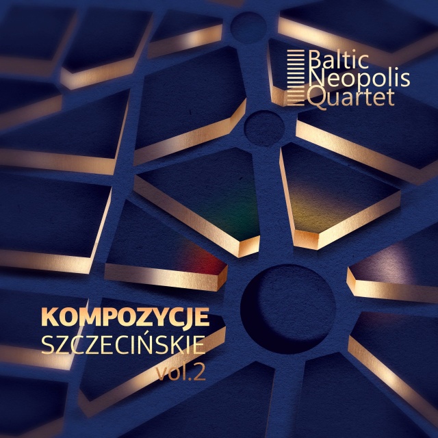 Awers okładki płyty „Kompozycje szczecińskie” vol. 2 Baltic Neopolis Quartet. Projekt graficzny Iwony Karmowskiej. Fot. Materiały prasowe Baltic Neopolis Orchestra Premiera płyty „Kompozycje szczecińskie” vol. 2 Baltic Neopolis Quartet [ROZMOWA]