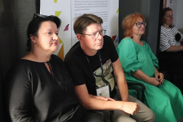 Spotkanie z Markiem Szymańskim. Fot. Ińskie Lato Filmowe "Samotność Janosika. Biografia Marka Perepeczki" - Marek Szymański