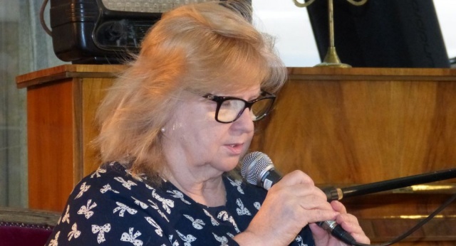 Stanisława Calińska fot. Małgorzata Frymus [Radio Szczecin] Festiwal Książki Słuchanej "Odkrywcy wyobraźni" [RELACJA]