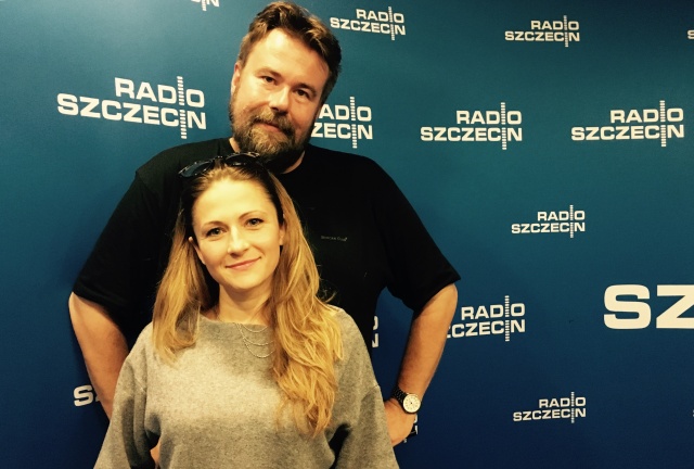 Agnieszka Wilczyńska i Maciej Kazuba byli gośćmi Konrada Wojtyły w magazynie "Trochę Kultury", fot. Konrad Wojtyła [Radio Szczecin] Agnieszka Wilczyńska i Maciej Kazuba. Startuje cykl "Tylko w niedzielę" [ROZMOWA]