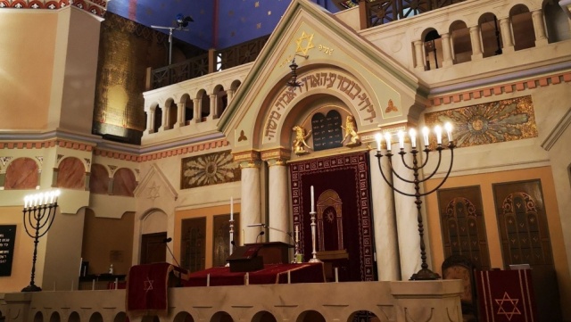 Synagoga Pestalozzistrasse w Berlinie. Fot. [Jakub Stefek] Jakub Stefek organistą berlińskiej Synagogi Pestalozzistrasse [ROZMOWA, GALERIA]