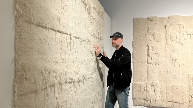 "Quantum Babylon". Fot. Małgorzata Frymus [Radio Szczecin] "Quantum Babylon" - immersyjna wystawa Romana Lipskiego w Muzeum Narodowym przy Staromłyńskiej [ROZMOWA]