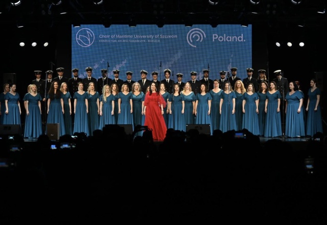 Chór Politechniki Morskiej w Szczecinie na Światowej Wystawie Expo 2025 w Osace w Japonii. Fot. Materiały prasowe chóru Azjatyckie wojaże Chóru Politechniki Morskiej [ROZMOWA, ZDJĘCIA]