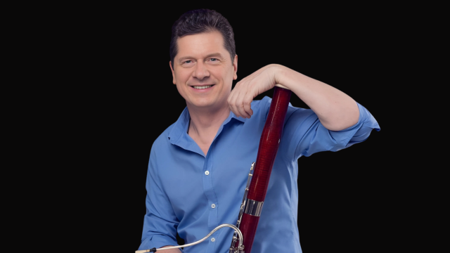 Artur Kasperek – tutor grupy instrumentów dętych drewnianych 13. International Lutosławski Youth Orchestra 2025. Fot. Materiały prasowe Filharmonii w Szczecinie Filharmonia w Szczecinie rozpoczyna 13. edycję ILYO [ROZMOWA, ZDJĘCIA]