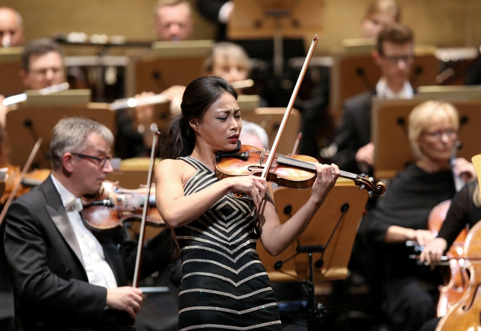 Soyoung Yoon – skrzypaczka. Fot. [Filharmonia im. Mieczysława Karłowicza w Szczecinie]