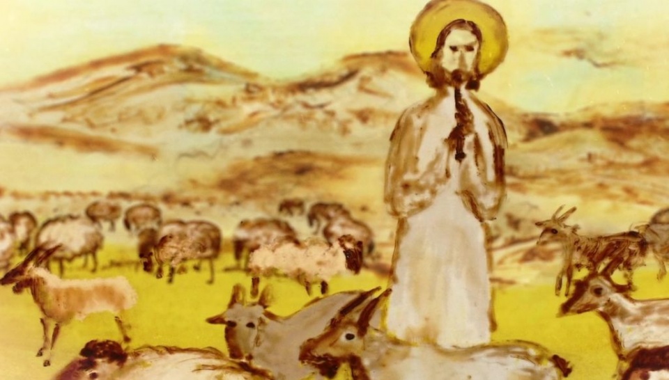 Kadr z filmu "Ajtia o tym dlaczego diabeł kuleje"