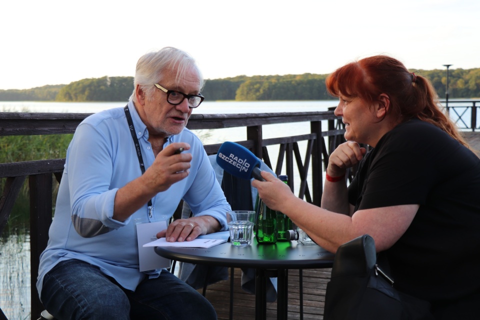 Gospodarstwo Rybackie -spotkanie z aktorem Andrzejem Sewerynem. Fot. Małgorzata Bortnik [materiały organizatora]