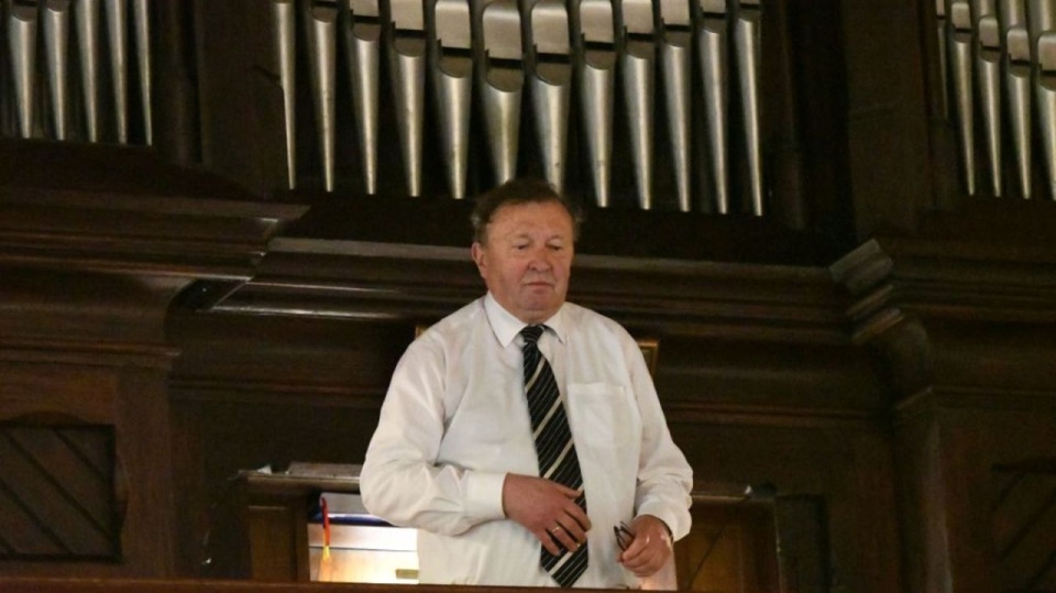 Profesor Andrzej Chorosiński – organista. Fot. Jan Olczak