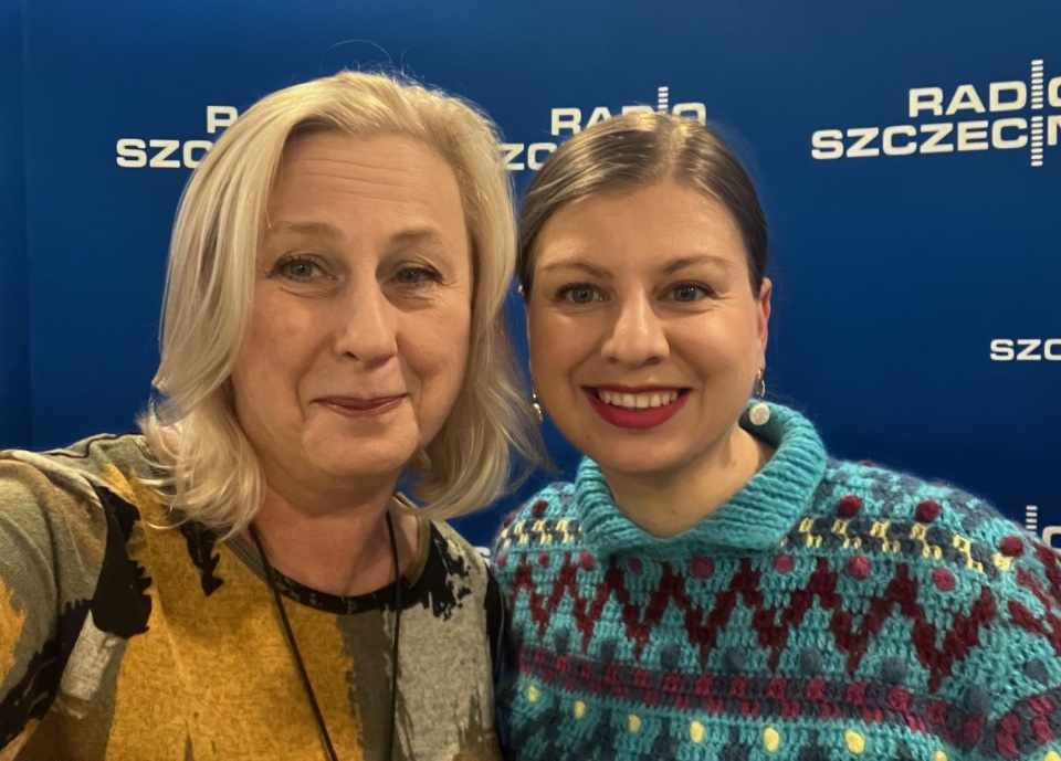 Od prawej: Beata Zuzanna Borawska i Agata Rokicka. Fot. Agata Rokicka [Radio Szczecin]