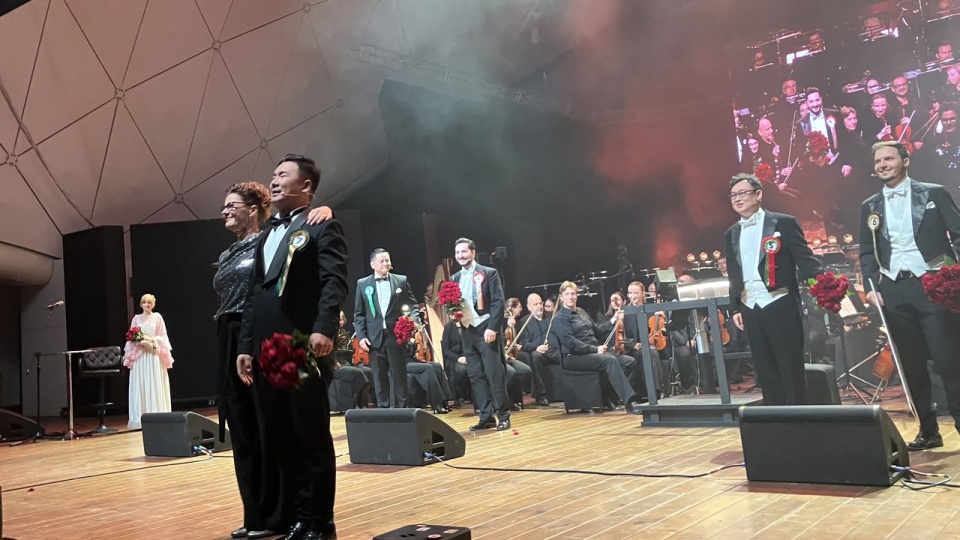 Davaasuren Dagvadorj tenor z Mongolii zwycięzcą 25 Wielkiego TurniejuTenorów. Fot. Małgorzata Frymu