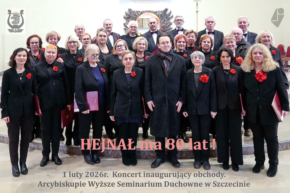 Chór „Hejnał” pod dyrekcją Patryka Wróblewskiego. Fot. Materiały prasowe Chóru