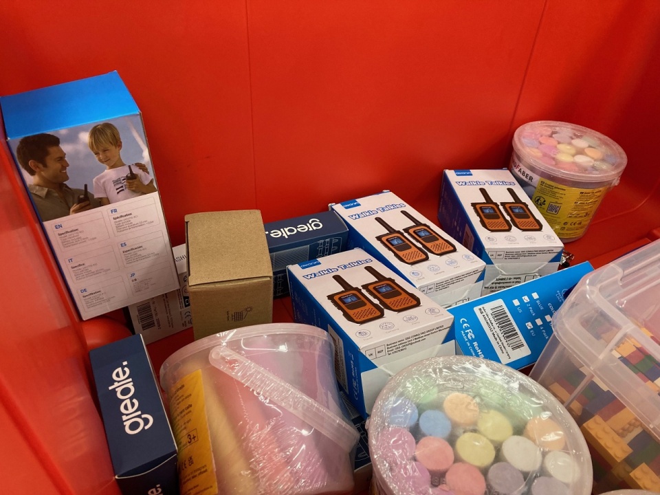 Skład skrzyni dotyczącej edukacji w zakresie komunikowania