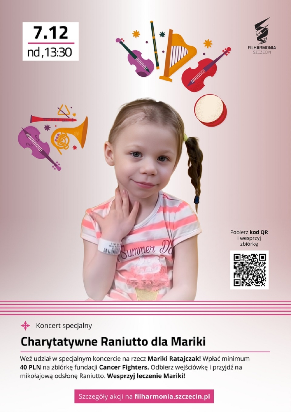 Charytatywne Raniutto dla Mariki - plakat