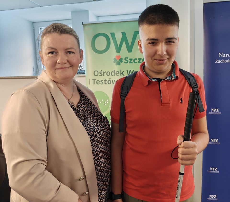 Anna Okupińska prezeska Fundacji Zdrowia i Borys Kowalczyk