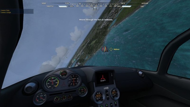 Microsoft Flight, screen z gry (3) Kilka obrazków z gry