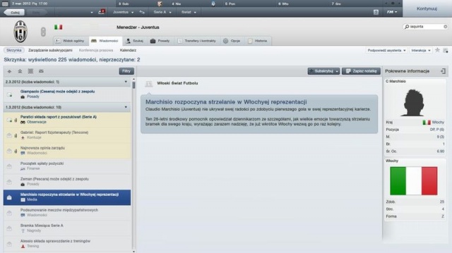 Football Manager 2012, screen z gry Football Manager, kilka screenów z gry