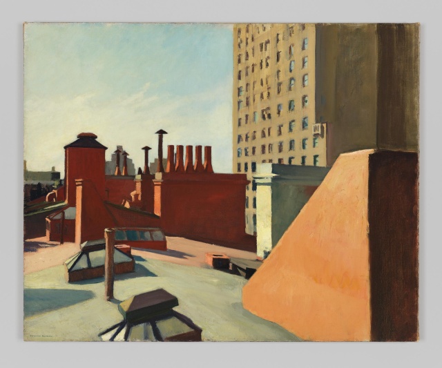 Edward Hopper 'City Roofs' | Whitney Museum of American Art Prorock na dachu
