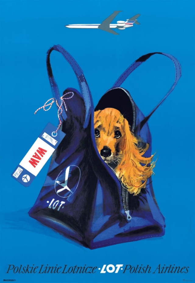 PLL Lot - plakat — Tadeusz Grabiański Strony 78 i 79, czyli rzecz o okładkach