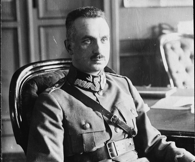 Generał Kazimierz Sosnkowski. ok. 1920 roku. Autor nieznany. z kolekcji George'a Granthama Baina w Bibliotece Kongresu 28.12.2025 - Kazimierz Jednoczyciel