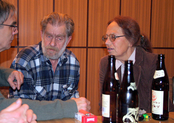 Andrzej Gwiazda i Joanna Duda-Gwiazda w 2007 roku. Fot. Instytut Spraw Obywatelskich [wikipedia.org]