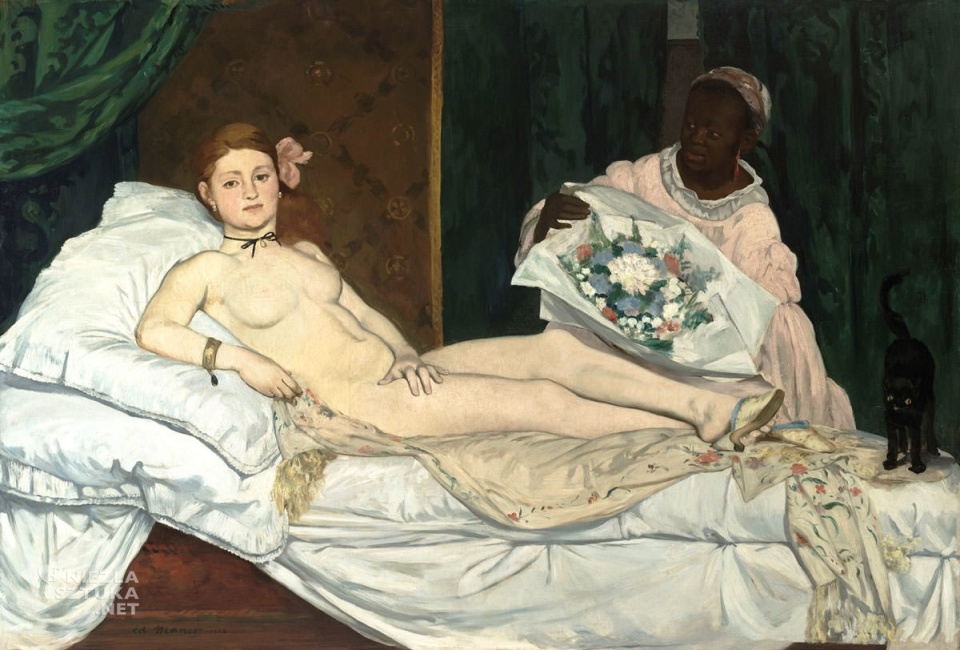 Édouard Manet - "Olimpia" - Musée d’Orsay w Paryżu