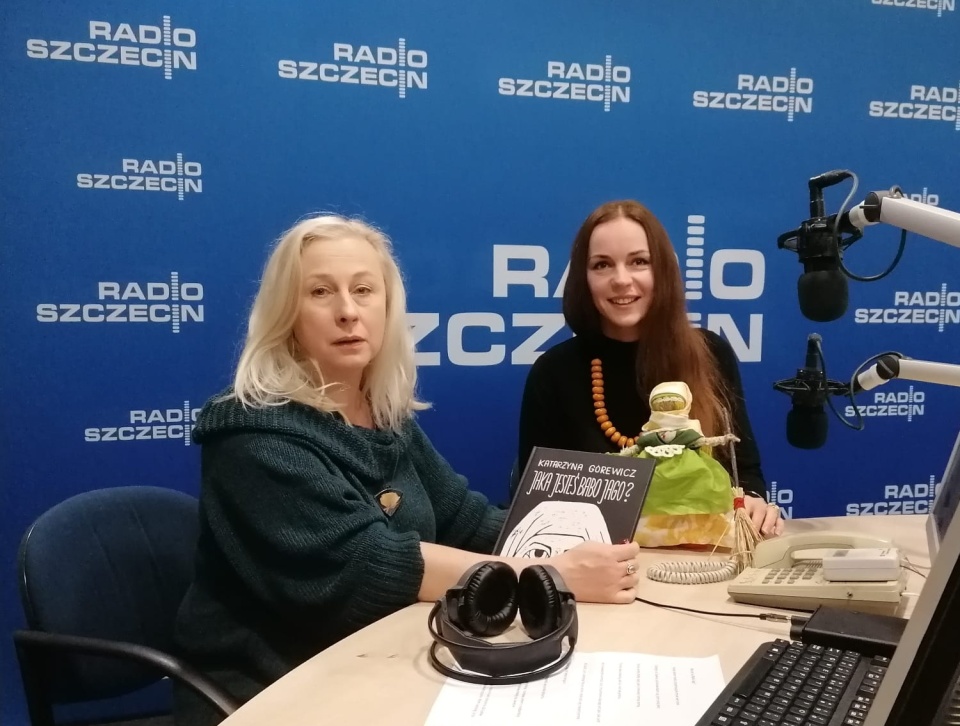 Od prawej: Katarzyna Górewicz, autorka książki i Agata Rokicka. Fot. Igor Górewicz