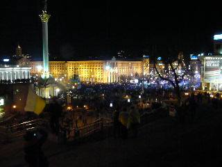 Manifestacje w Kijowie [fot: Ganna Maitska]