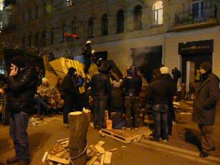 fot Ganna Malitska Zdjęcia z Majdanu w Kijowie