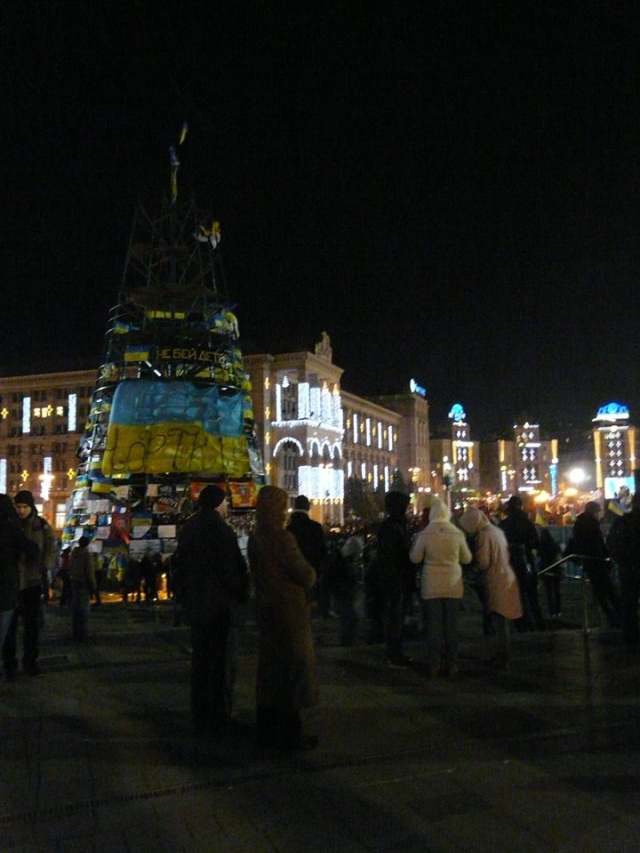 fot Ganna Malitska Zdjęcia z Majdanu w Kijowie