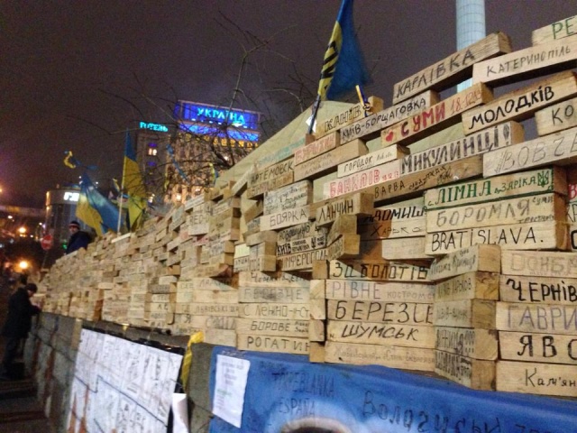 Wieści z Kijowa . Fot. Julia Sydorova Życzenia z Kijowa