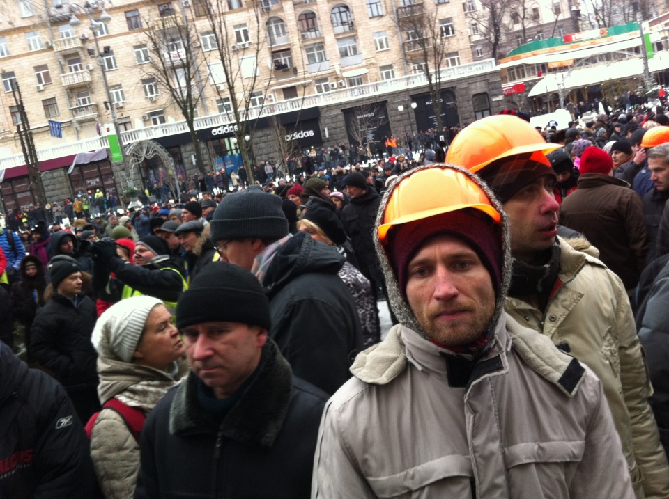 Manifestacje w Kijowie 11.12.2013 [fot.Julia Sydorowa]