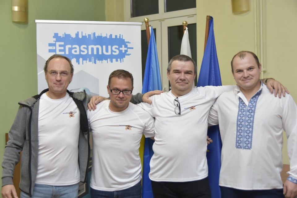 Nauczyciele i opiekunowie szczecińskiego Erasmusa +fot.ukraincy.org