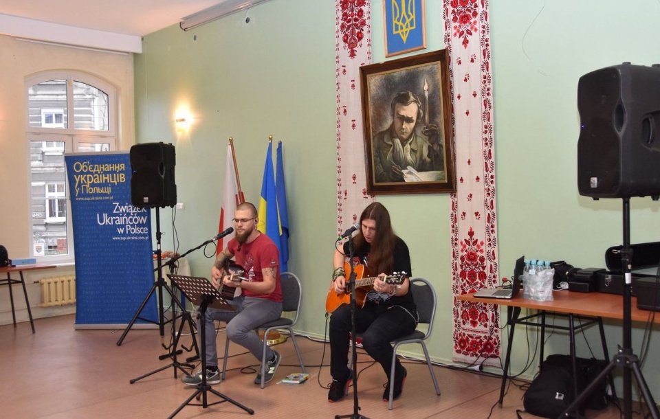 Szeroki łan podczas koncertu w Ośrodku Kultury Ukraińskiej(fot.ukraincy.org)