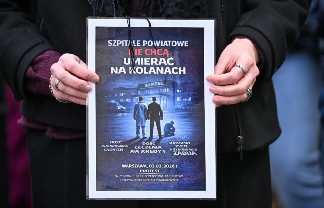 Protest szpitali powiatowych