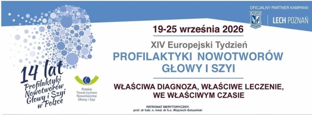 XIV Europejski Tydzień Profilaktyki Nowotworów Głowy i Szyi
