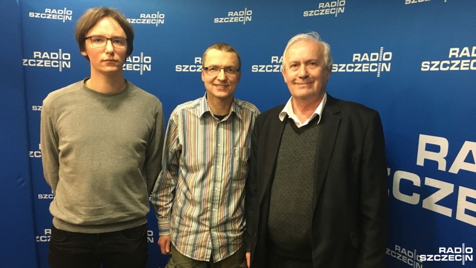 Wojciech Marciniak, Janusz Wilczyński i prof. Jan Lubiński. Fot. Piotr Tolko [Radio Szczecin]