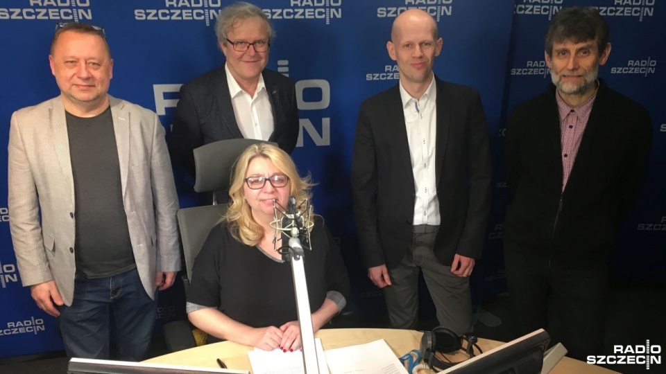 "Radio Szczecin na Wieczór" - red. Joanna Skonieczna wraz z gośćmi audycji. Fot. Jacek Rujna [Radio Szczecin]