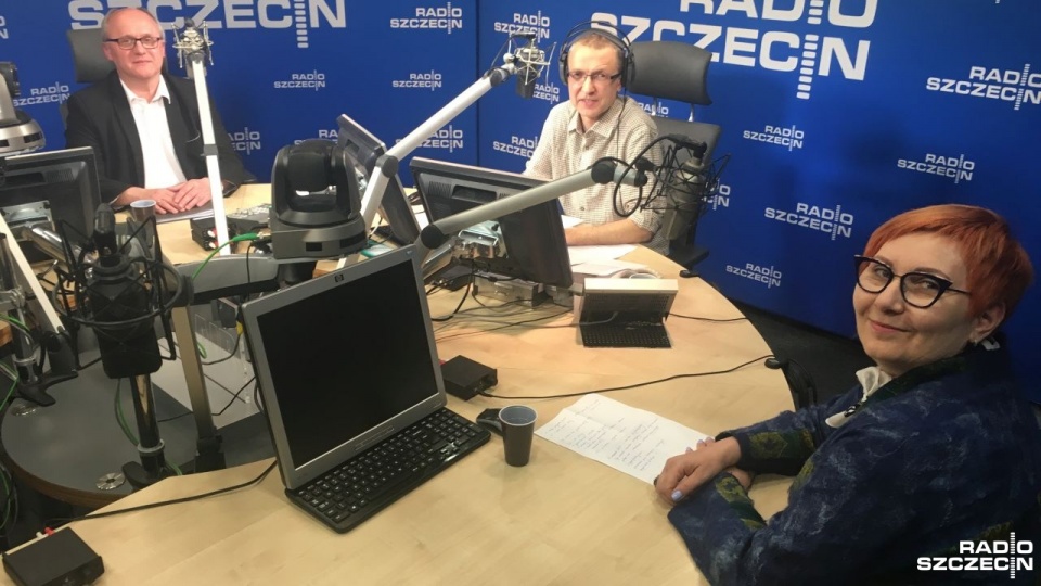 Goscie audycji Radio Szczecin na Wieczór. Fot. Jacek Rujna [Radio Szczecin]