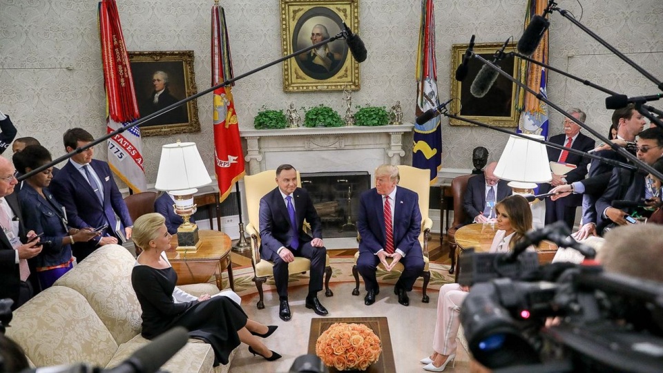 Prezydent Andrzej Duda i Donald Trump. Fot. Jakub Szymczuk/KPRP twitter.com/prezydentpl