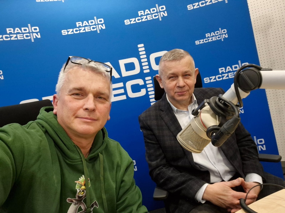 Od lewej: Julian Dalidowicz i Wojciech Prusaczyk. Fot. Mateusz Szpilewski
