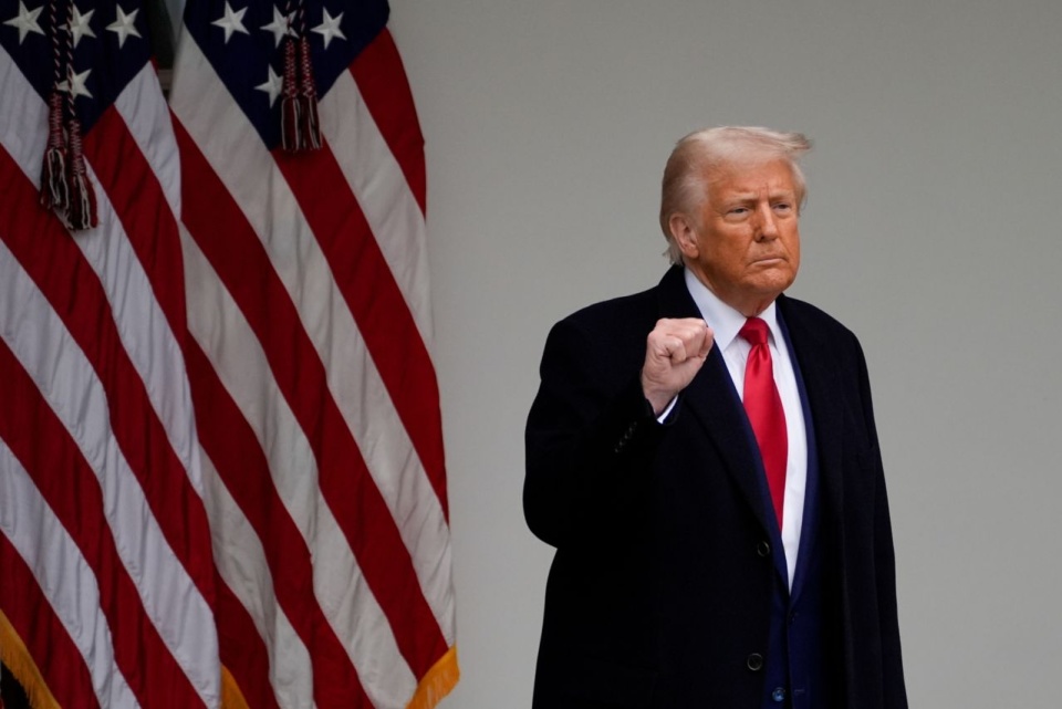 Prezydent Donald Trump Fot. PAP/EPA/KENT NISHIMURA/POOL